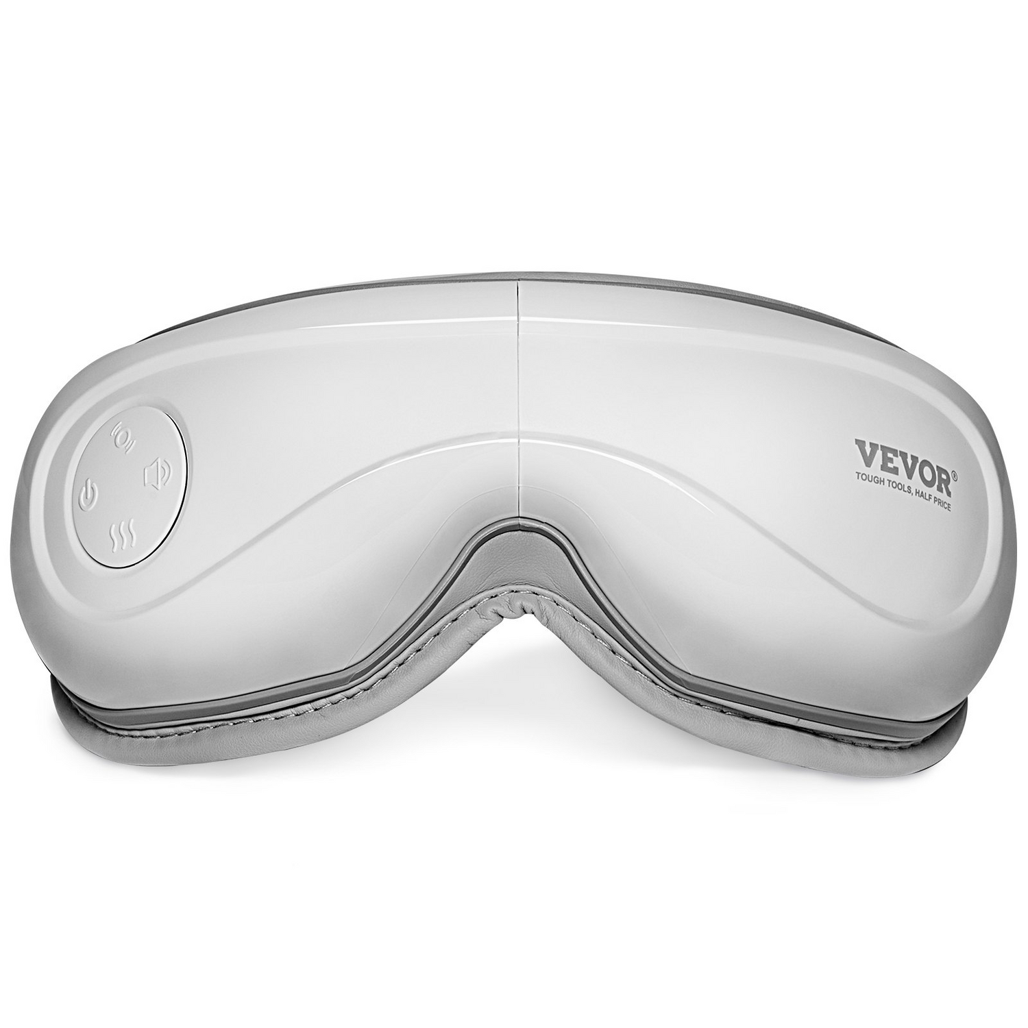 Start2Finish VEVOR Eye Massager with heat, remote, Bluetooth music, foldable design, used for eye strain, dry eyes, dark circles.