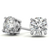 Start2Finish 0.50 CTW AGI Certified Lab Grown Diamond stud earrings in 14K white or yellow gold, featuring G-VS clarity.