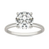 Start2Finish 2 CTW round lab-grown diamond solitaire engagement ring in 14K white gold, featuring a sparkling G-VS clarity diamond.