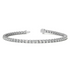 Start2Finish 4.00 CTW AGI Certified lab-grown diamond tennis bracelet in 14K white or yellow gold, showcasing sparkling diamonds.
