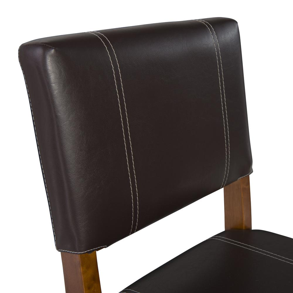 Brown Milano Counter Stool by Start2Finish featuring a sleek design and sturdy construction, perfect for kitchen or bar areas.