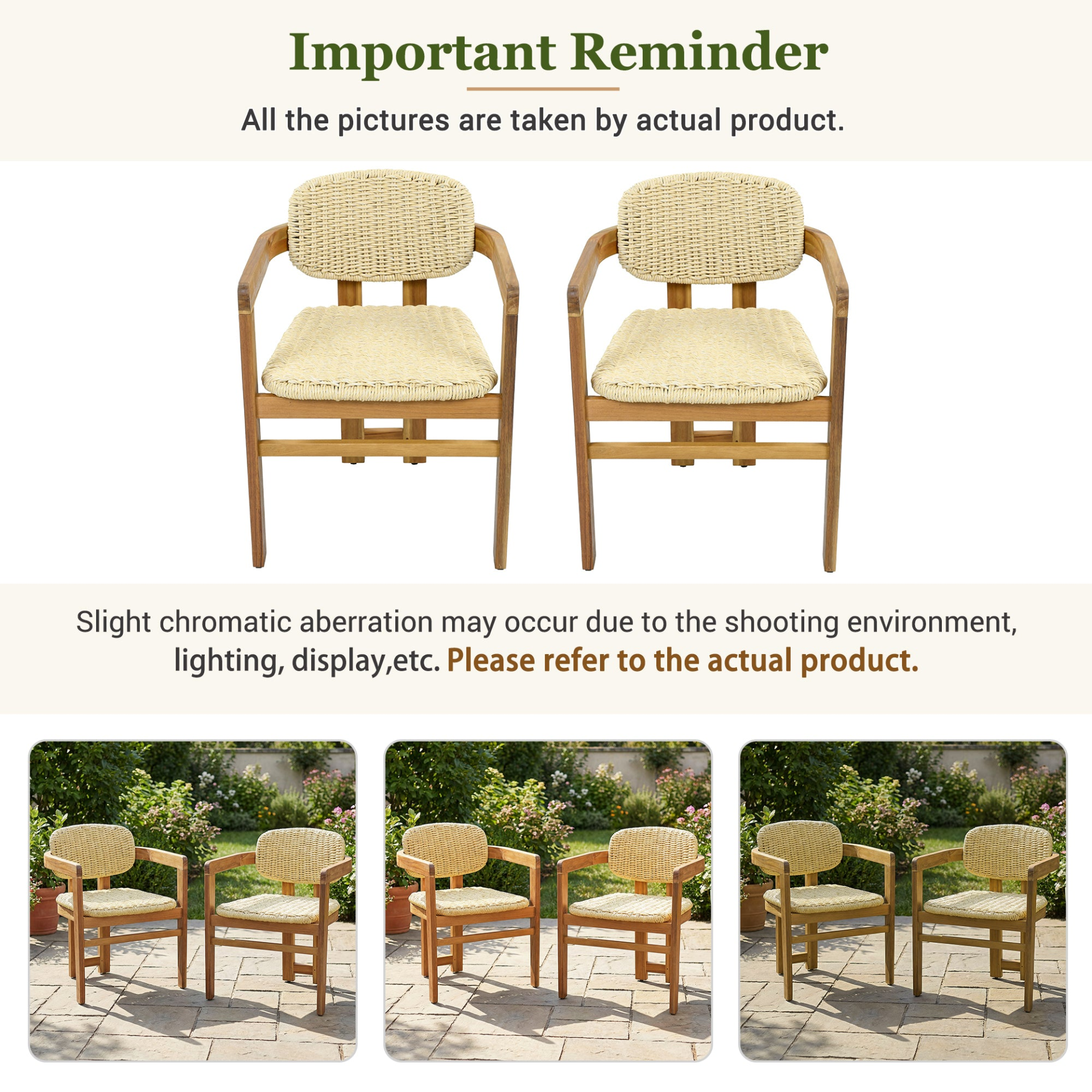 Beige rattan accent chair with wooden frame, stylish seating for living room or bedroom by Start2Finish.