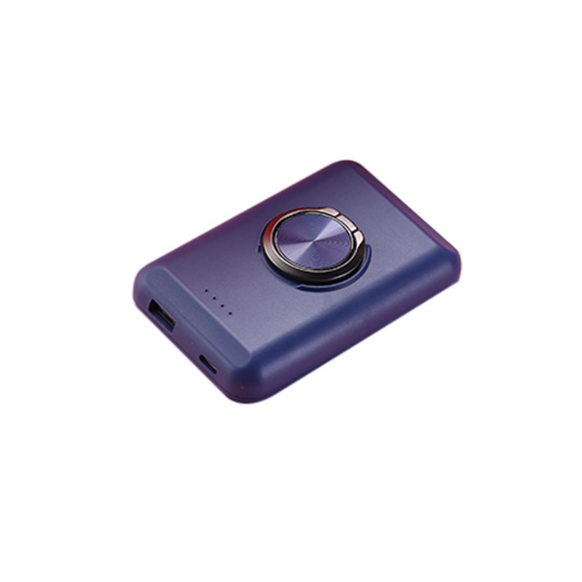 Salmon Lucky wireless magnetic charger and power bank for iPhone 12, with sleek design and magnetic charging pad.