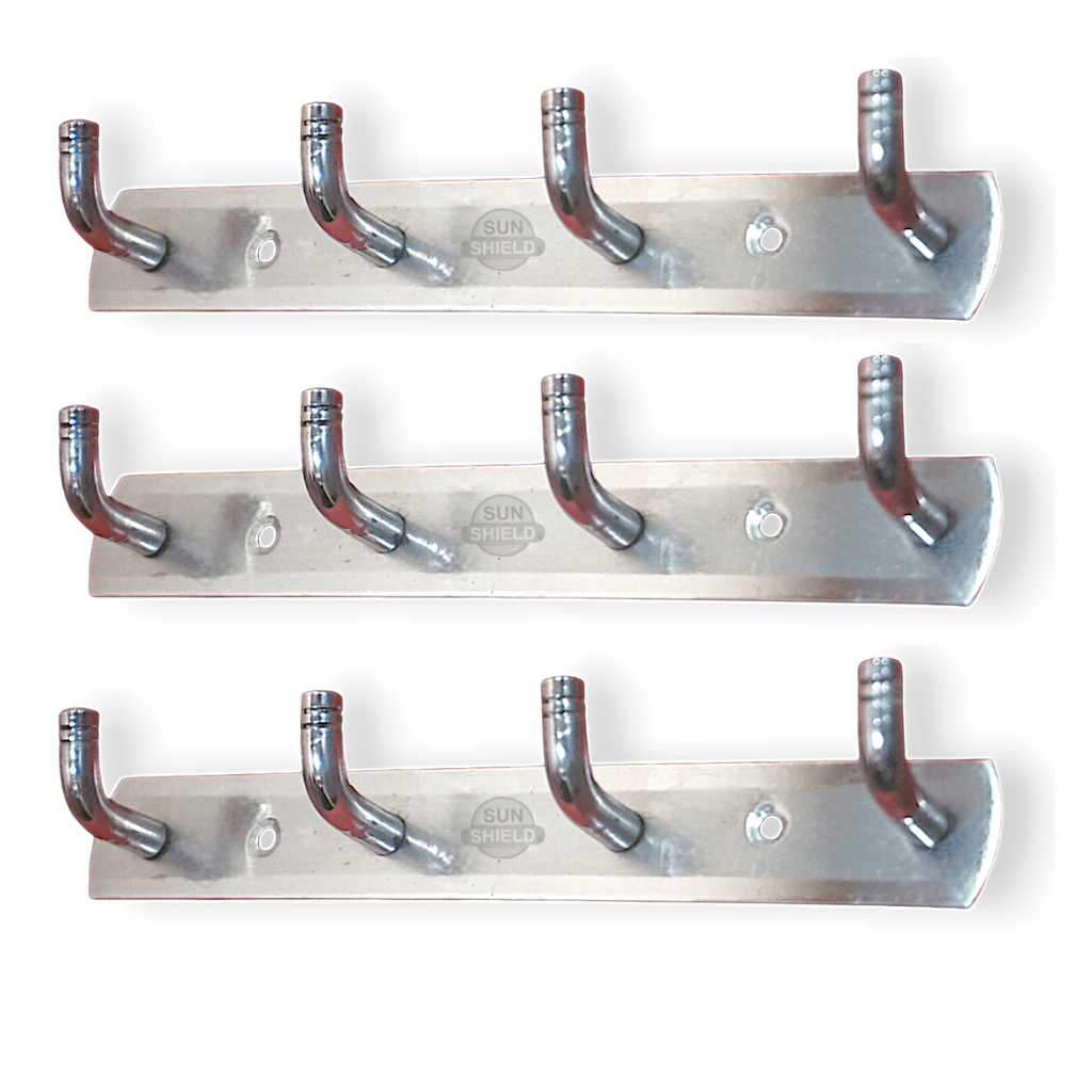 Steel Cloth Hanger 4 Point Khunti L Type from Burgundy Alder, durable home and garden cloth hanging solution.