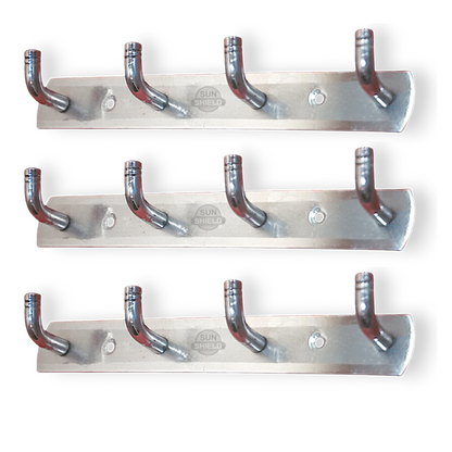 Steel Cloth Hanger 4 Point Khunti L Type from Burgundy Alder, durable home and garden cloth hanging solution.