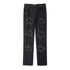 Carmine Juneberry Retro Burnt Flowers niche wash old jeans for men, showing distressed denim with floral burnt pattern and classic fit.