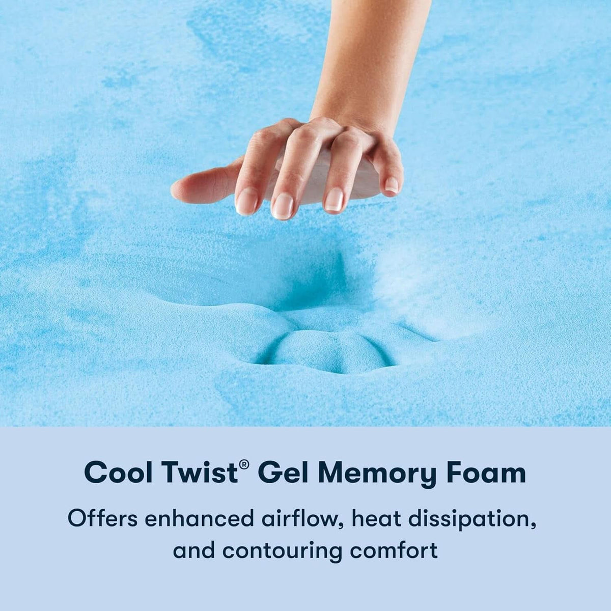 Cooling Hybrid King Mattress With Targeted Support Zones