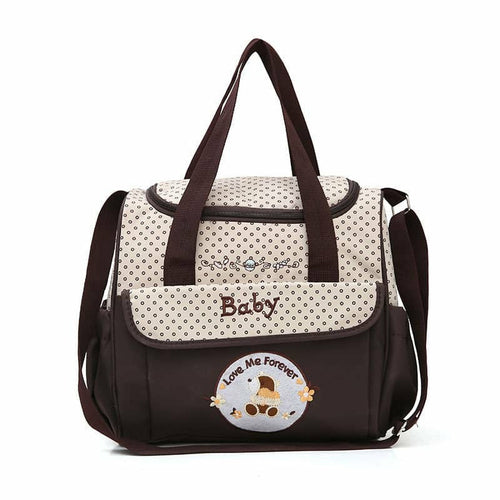 Mauve Thalassa diaper bag with personalized options, featuring multiple compartments and stylish design for parents on the go.