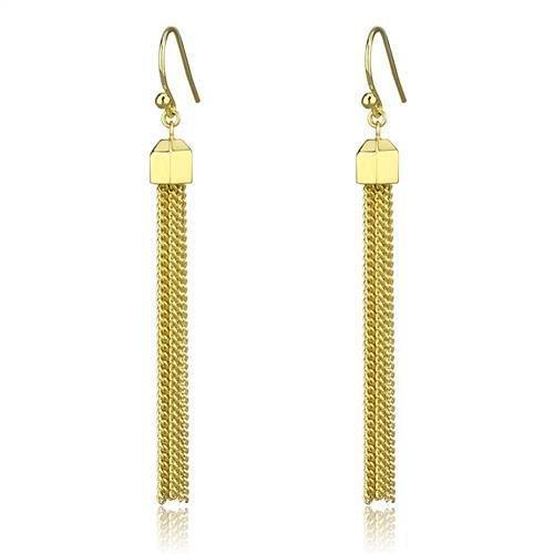 Turquoise Tiger gold brass earrings with clear top-grade crystal, elegant jewelry design featuring sparkling crystal accents.