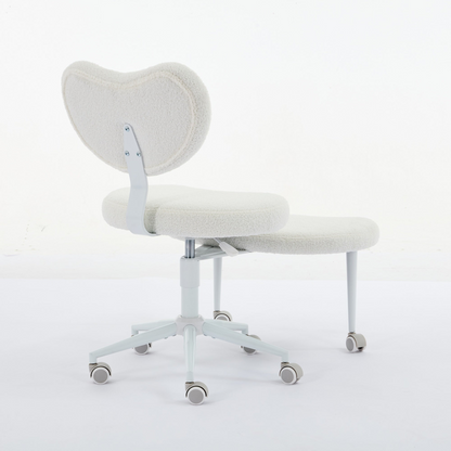 Black PU leather office chair by Start2Finish with USB port, swivel function, ideal for home office or vanity desk.