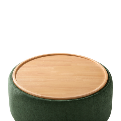 Start2Finish wooden and fabric upholstered ottoman with storage, ideal for living room or lounge furniture.