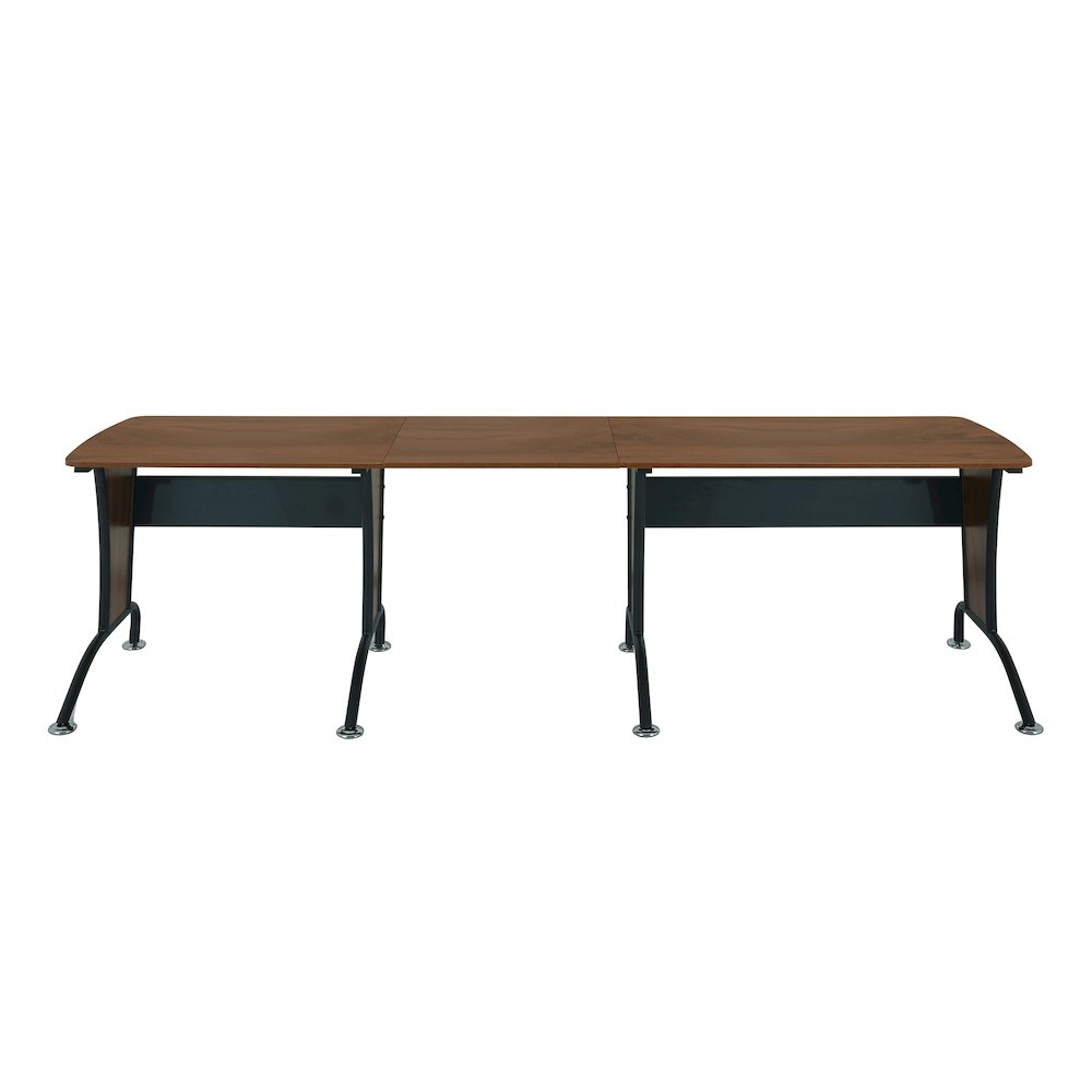 Start2Finish Techni Mobili deluxe L-shaped desk with inline team desk option, featuring spacious work surface and modern design.