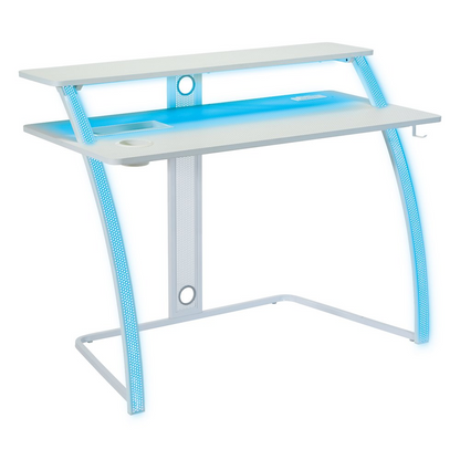Start2Finish Code30 Battlestation gaming desk with spacious surface, sturdy construction, and modern design for gaming and workspace setup.