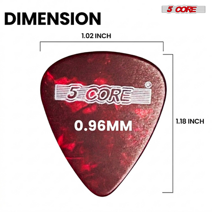 Set of 12 Start2Finish guitar picks in various thicknesses including light, medium, heavy, and extra heavy for acoustic and electric guitars.