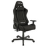 Black fabric ergonomic high back racer style PC gaming chair with adjustable armrests and lumbar support, by Start2Finish.