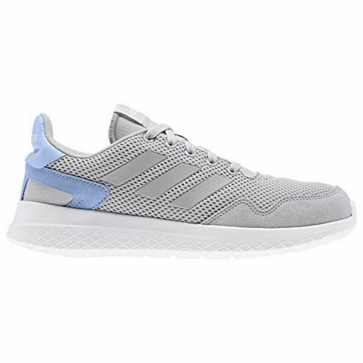 Adult Adidas Archivo running shoes with breathable mesh upper and cushioned sole, suitable for sports and outdoor activities.