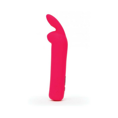 Pink rechargeable bullet vibrator by Start2Finish, compact design, smooth body, and control buttons visible in the image.