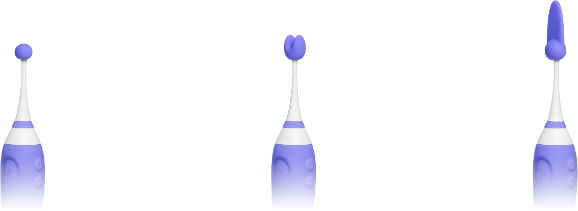 Lovense Hyphy dual-end adult stimulator by Start2Finish, showing sleek design for clitoral and G-spot pleasure in a close-up shot.