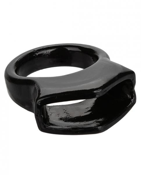 Black Colt Snug Grip Enhancer Ring by Start2Finish, designed to improve grip and comfort during intimate activities.