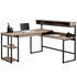 Start2Finish Transit L Desk in Salt Oak finish with spacious workspace and modern design for home or office use.