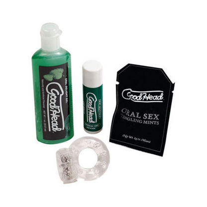 Multi-colored adult pleasure kit for men by Start2Finish, featuring various accessories for intimate use.