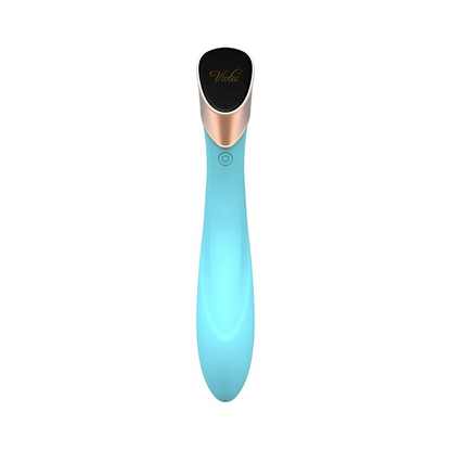 Blue Manto G-Spot Vibe by Start2Finish with curved design and textured surface for targeted pleasure and stimulation.