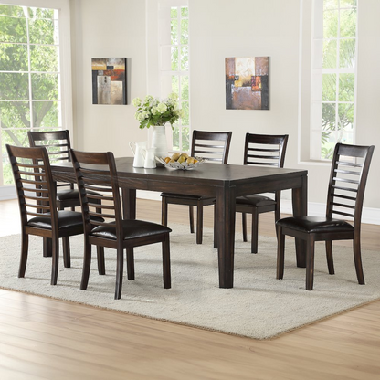 Start2Finish Ally dining table with wooden top and metal legs, showcasing a modern and sturdy design for dining rooms.