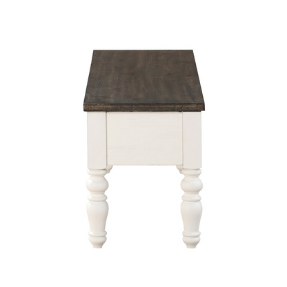 Start2Finish Joanna two-tone 6-piece dining set with table and six chairs, featuring modern design and wood finish.