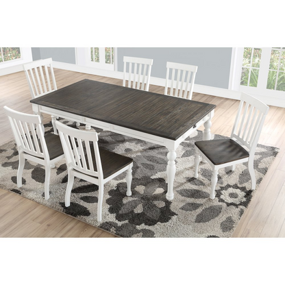 Start2Finish Joanna Two Tone Dining Table with sleek wood finish, modern design, and sturdy construction for stylish dining spaces.