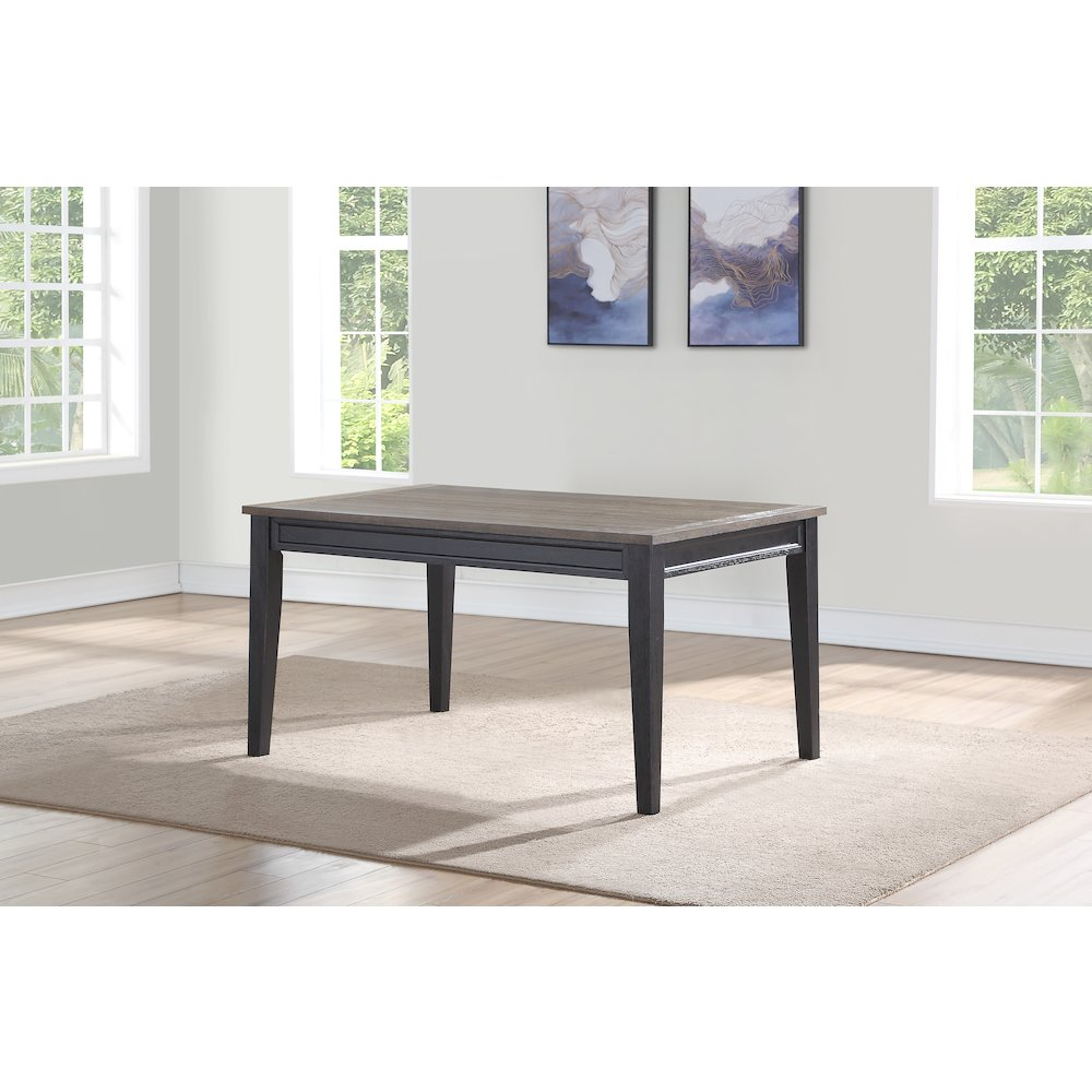 Start2Finish Raven Noir dining table with sleek black finish and modern design, shown in a stylish home dining room setting.
