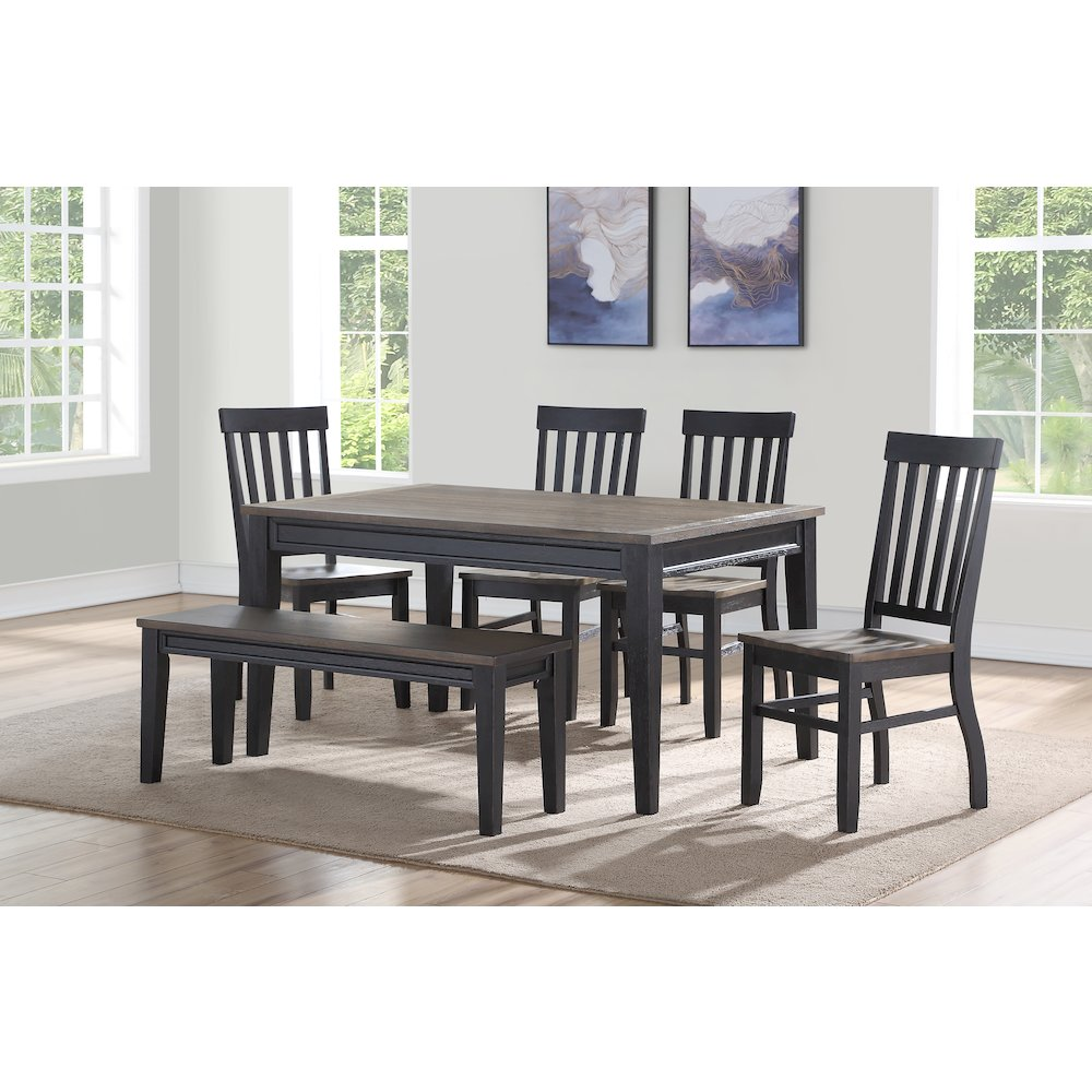 Start2Finish Raven Noir dining table with sleek black finish and modern design, shown in a contemporary dining room setting.