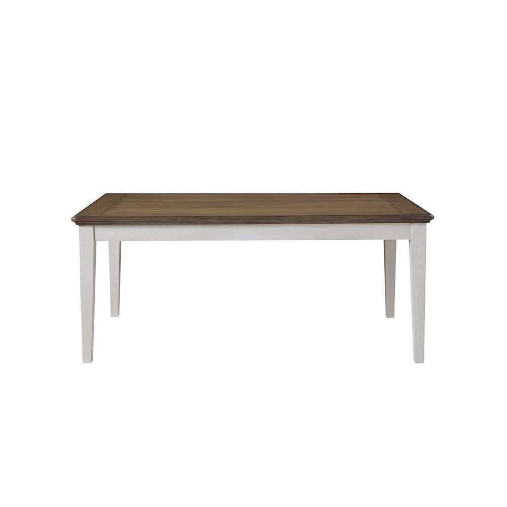 Start2Finish Pendleton Dining Table with a wooden surface and sturdy legs, ideal for family meals and gatherings.