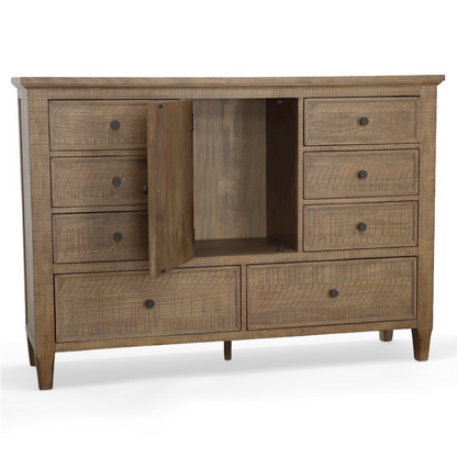 Start2Finish Riverdale Dresser with multiple drawers and modern wood finish, ideal for bedroom storage.