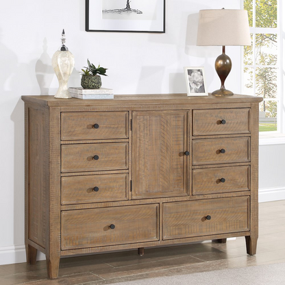 Riverdale dresser by Start2Finish with multiple drawers and sleek wooden finish, showcasing modern bedroom storage furniture.
