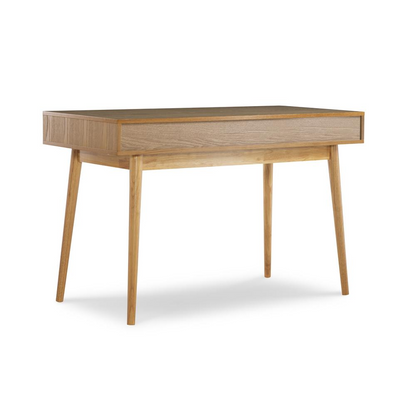 Start2Finish Perry Desk featuring a sleek wooden surface and modern design for home or office workspace.