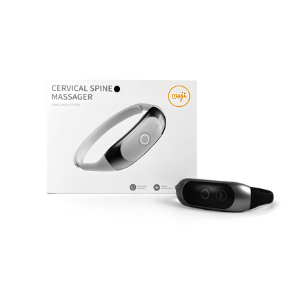 Start2Finish VitaCervix cervical neck massager with ergonomic design and adjustable straps for muscle relaxation and pain relief.