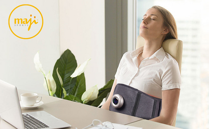 VitalFlex Therapy Massage Belt by Start2Finish, a wellness belt with adjustable straps and massage nodes for muscle relief.