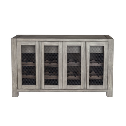 Start2Finish Fallon Sideboard furniture with sleek wood finish, featuring multiple cabinets and drawers for stylish storage.