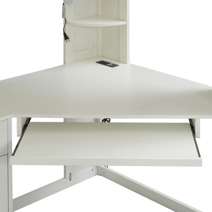 Twin size wooden loft bed with built-in desk and wardrobe storage, ideal for bedroom or study space by Start2Finish.