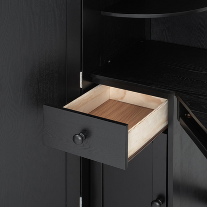 Twin size wooden loft bed by Start2Finish with built-in desk and wardrobe storage for bedroom or study space.