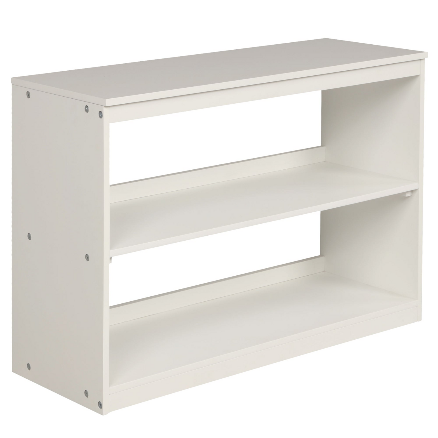 Twin size low loft bed by Start2Finish with solid wood frame, built-in cabinets, and rolling desk for bedroom or study space.