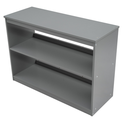 Twin size solid wood Low Loft Bed with built-in cabinets and rolling desk, ideal for bedroom or study space by Start2Finish