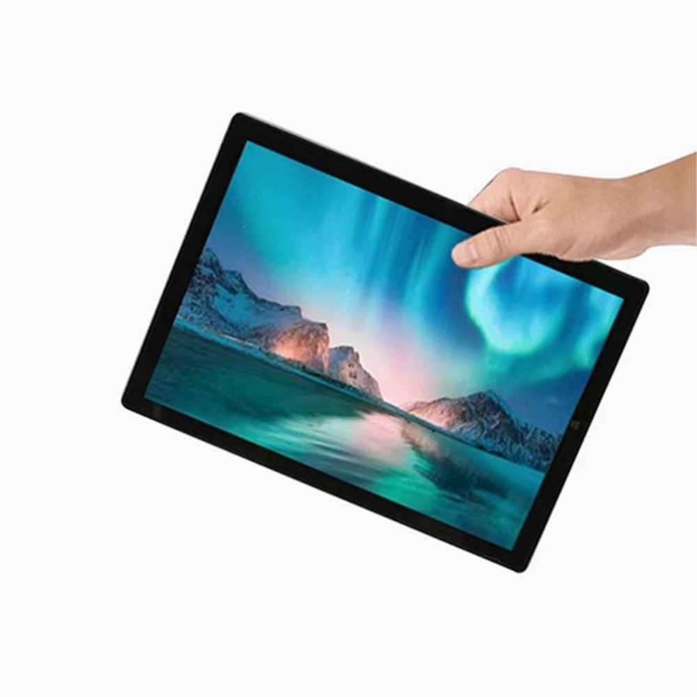Start2Finish 10.1-inch Windows tablet with HD display, sleek design, showing movie playback on a portable electronic device.