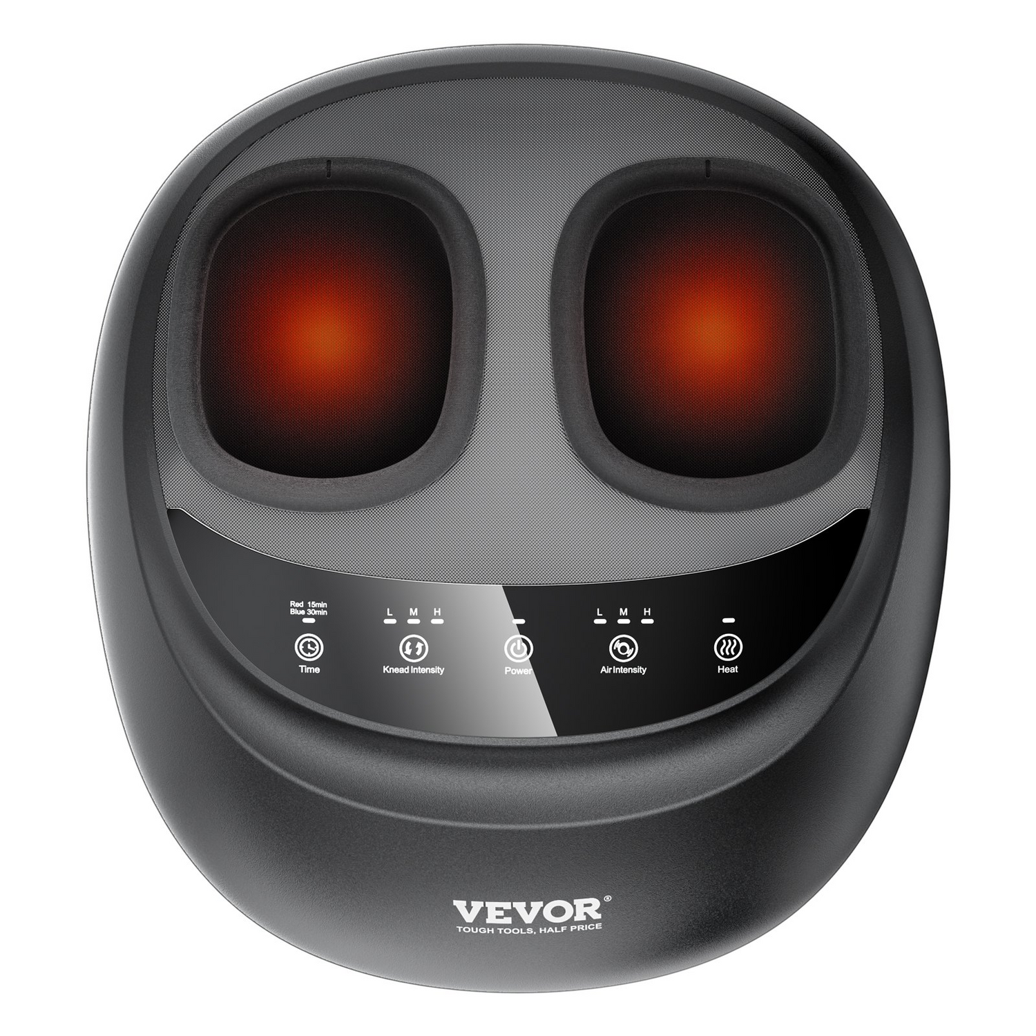 Start2Finish VEVOR foot massager machine with heat, deep-kneading, compression, and Shiatsu for plantar fasciitis and neuropathy relief.