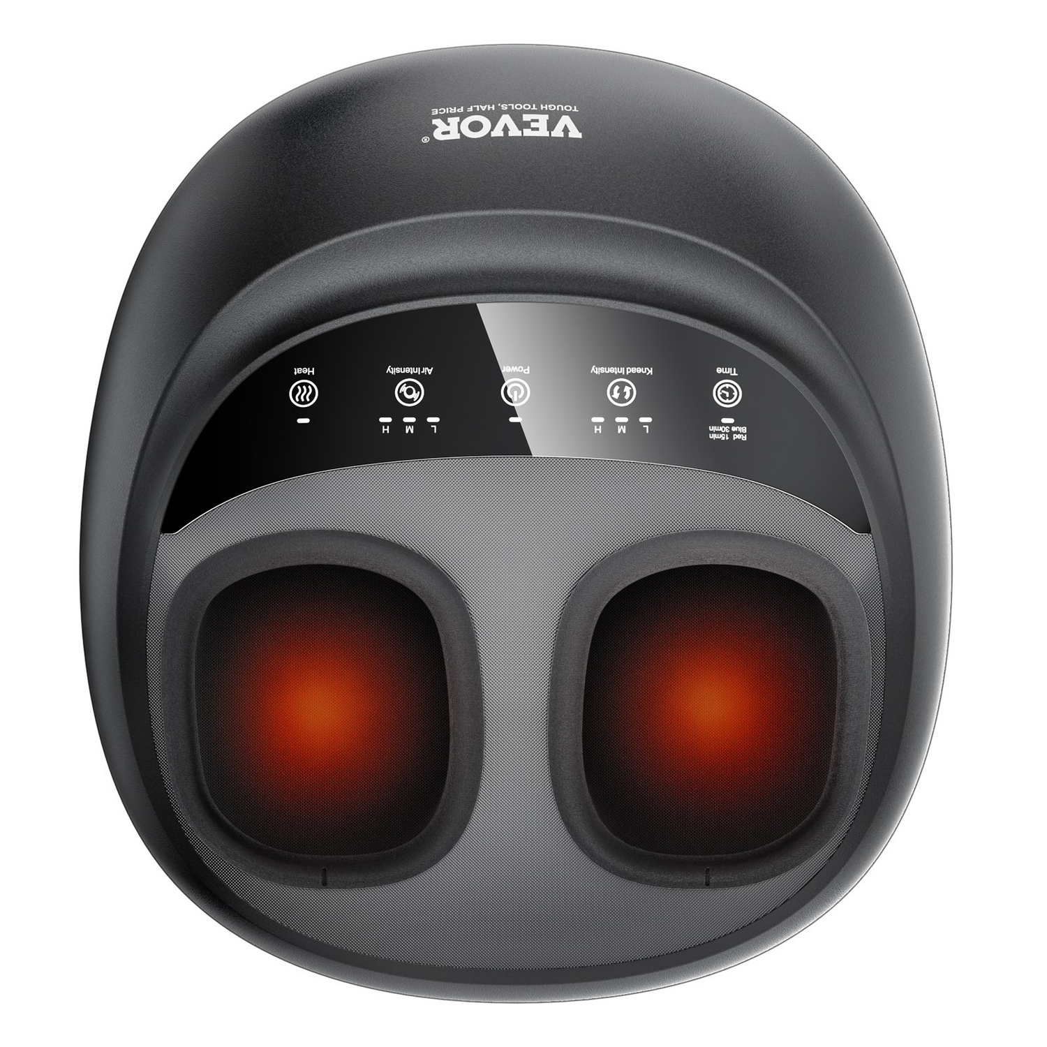 Start2Finish VEVOR foot massager machine with heat, deep-kneading, compression, and shiatsu for plantar fasciitis and neuropathy relief.