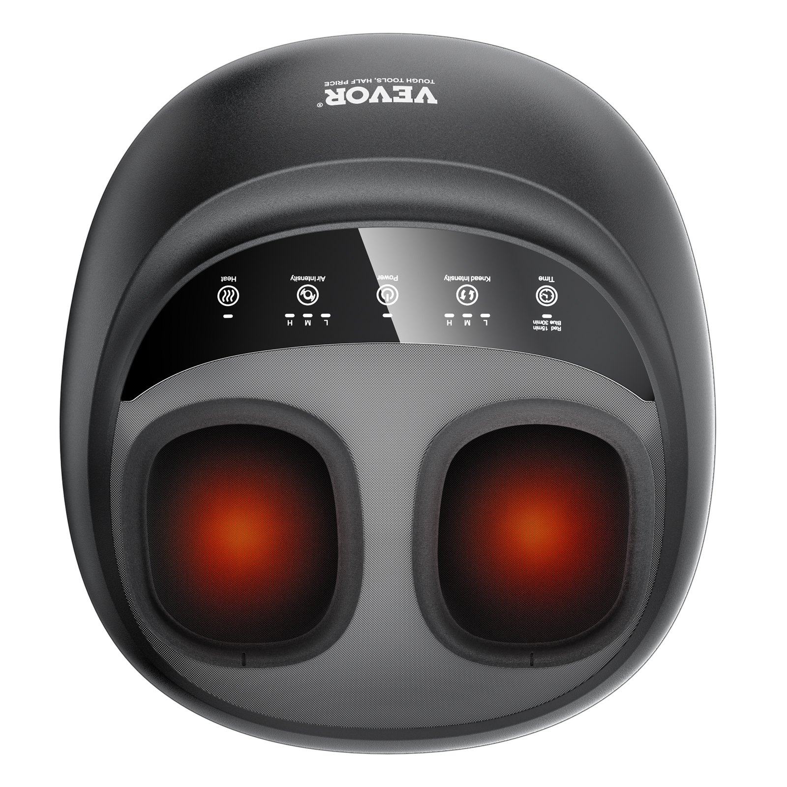 Start2Finish VEVOR foot massager machine with heat, deep-kneading, compression, and shiatsu for plantar fasciitis and neuropathy relief.