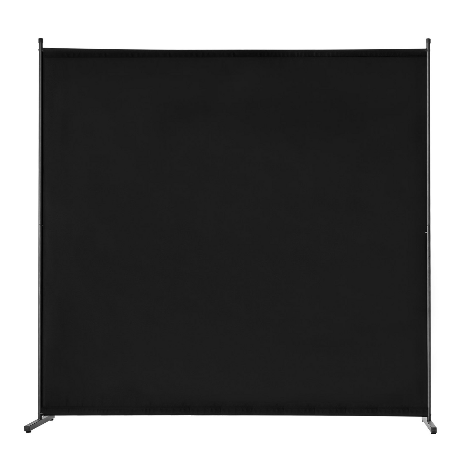 Black VEVOR single panel room divider, 6FT privacy screen for indoor room separation, freestanding office or bedroom partition.