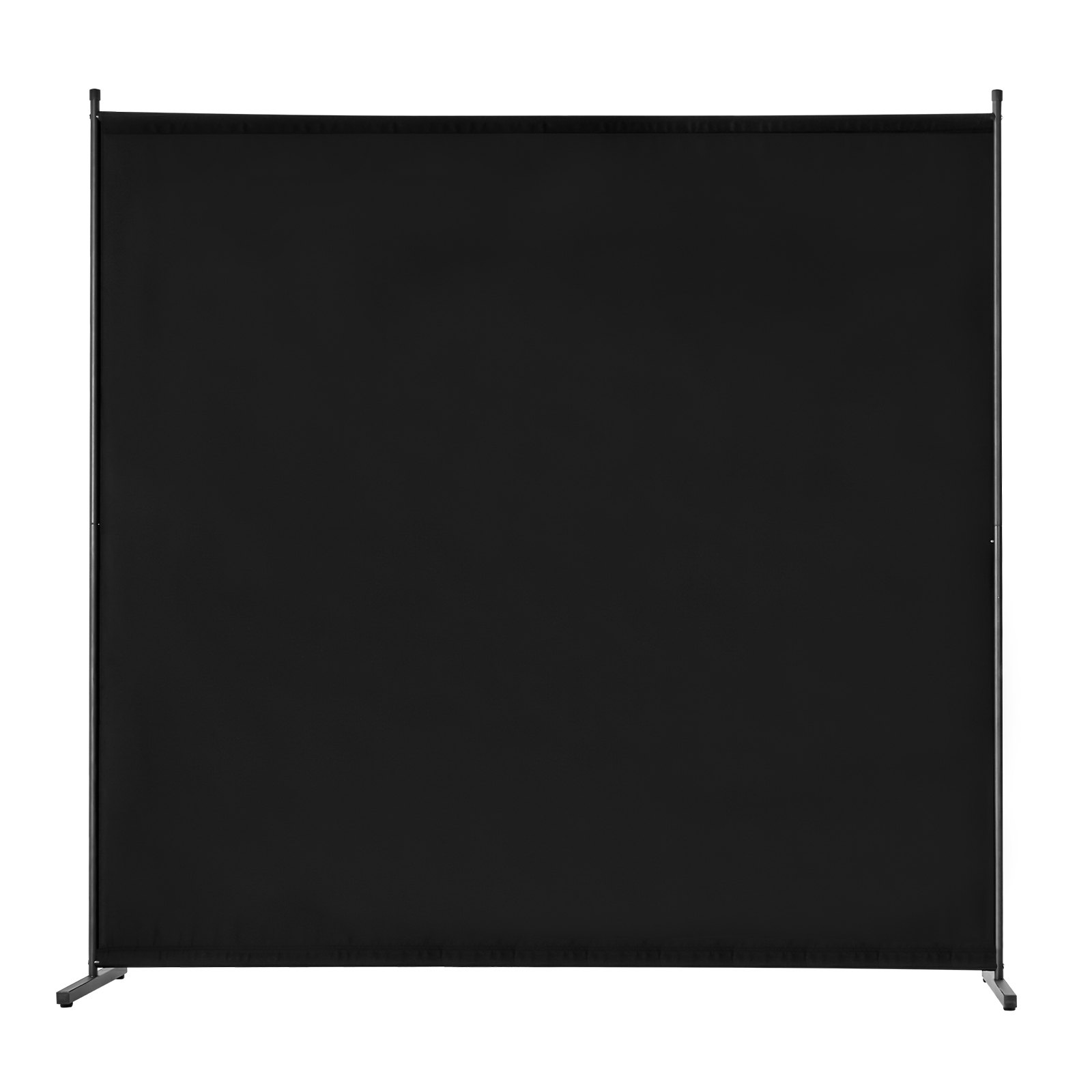 Black VEVOR single panel room divider, 6FT privacy screen for indoor room separation, freestanding office or bedroom partition.