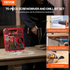 Start2Finish VEVOR 70-piece drill and driver bit set in an organized carrying case, suitable for wood, metal, cement drilling and screwing.