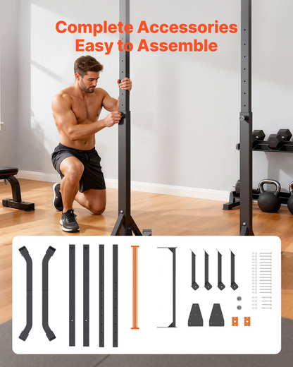 Start2Finish VEVOR pull-up bar with H-frame, heavy-duty steel, adjustable height, ideal for arms, back, and chest workouts.